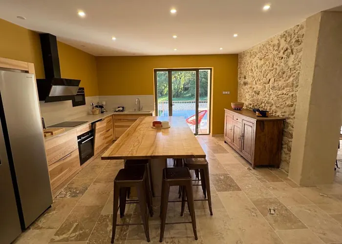 Mas En Pierre 10 Personnes - Piscines Interieure & Exterieure Casa de Férias *