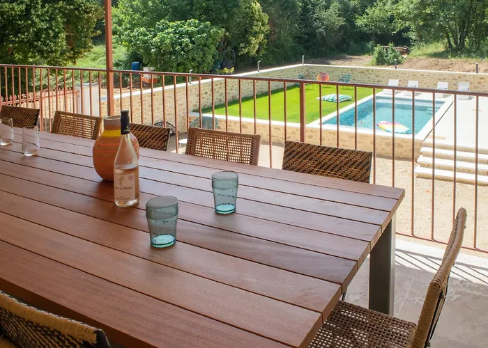 Mas En Pierre 10 Personnes - Piscines Interieure & Exterieure Casa de Férias *